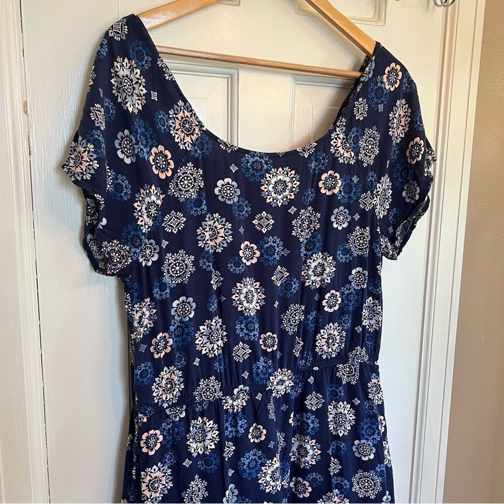 Justice Blue and White Romper Dress - Picture 7 of 9